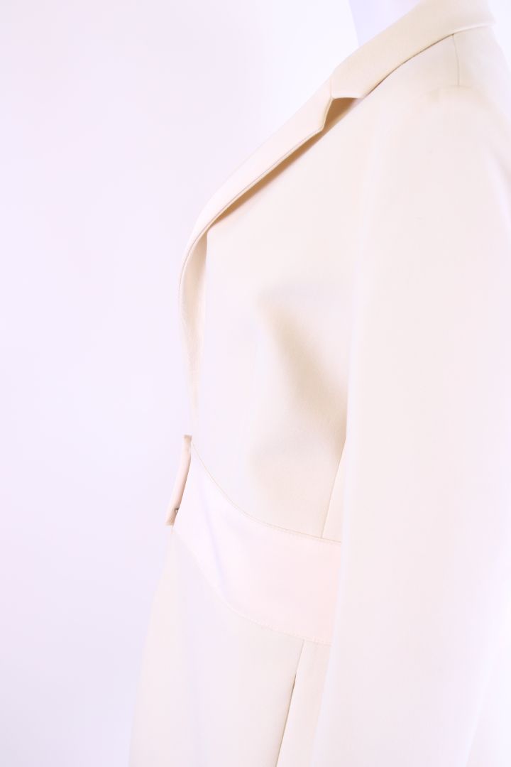Amanda Wakeley Tailored Crombie coat White M