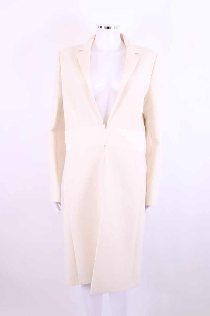 Amanda Wakeley Tailored Crombie coat White M