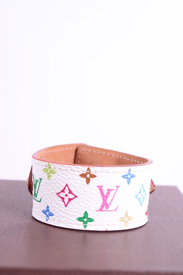 Louis Vuitton X Takashi Murakami Monogram Bracelet White/ Multi Colured