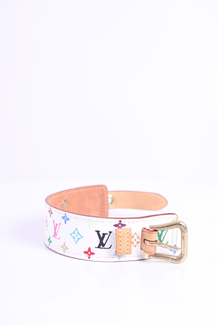 Louis Vuitton X Takashi Murakami Monogram Bracelet White/ Multi Colured
