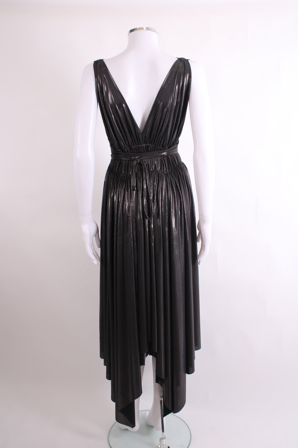 Norma Kamali S/S Shimmer Dress Black L