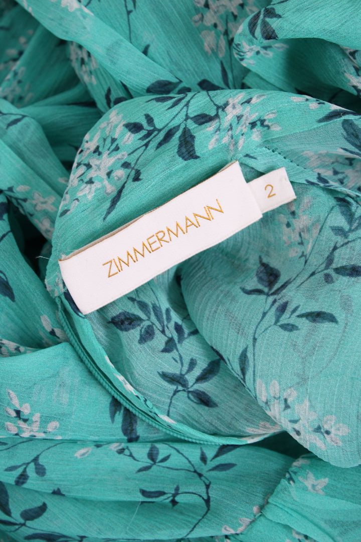 Zimmermann Dress Turquoise M