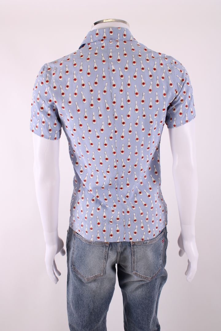 Miu Miu Bowling pin shirt Light Blue S