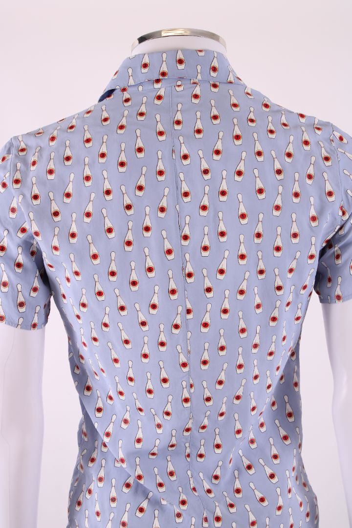 Miu Miu Bowling pin shirt Light Blue S