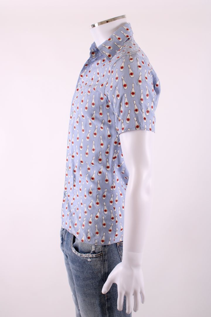 Miu Miu Bowling pin shirt Light Blue S