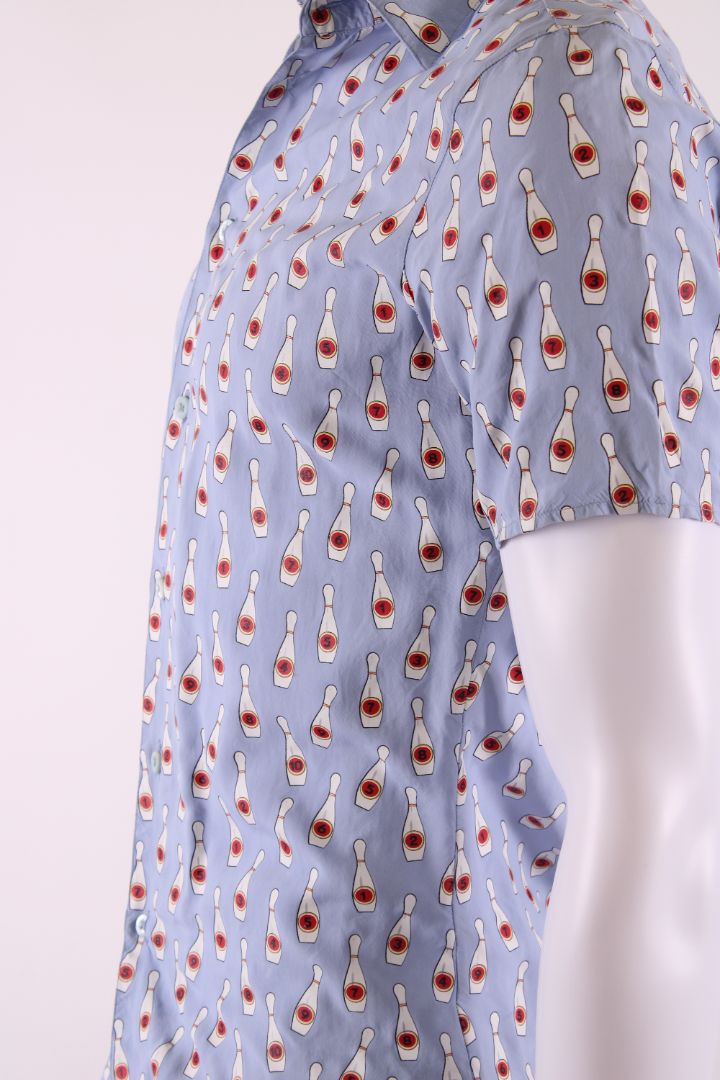 Miu Miu Bowling pin shirt Light Blue S