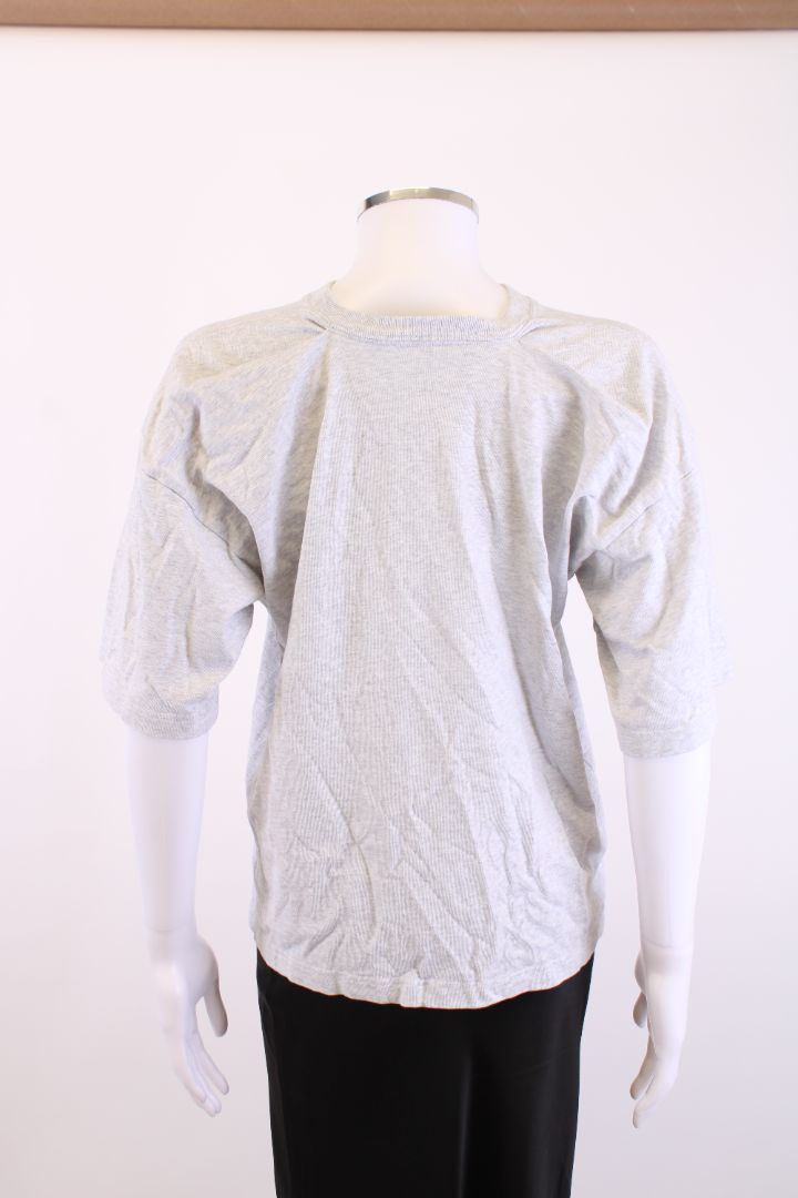 Balenciaga Logo T-Shirt Grey/ Black S