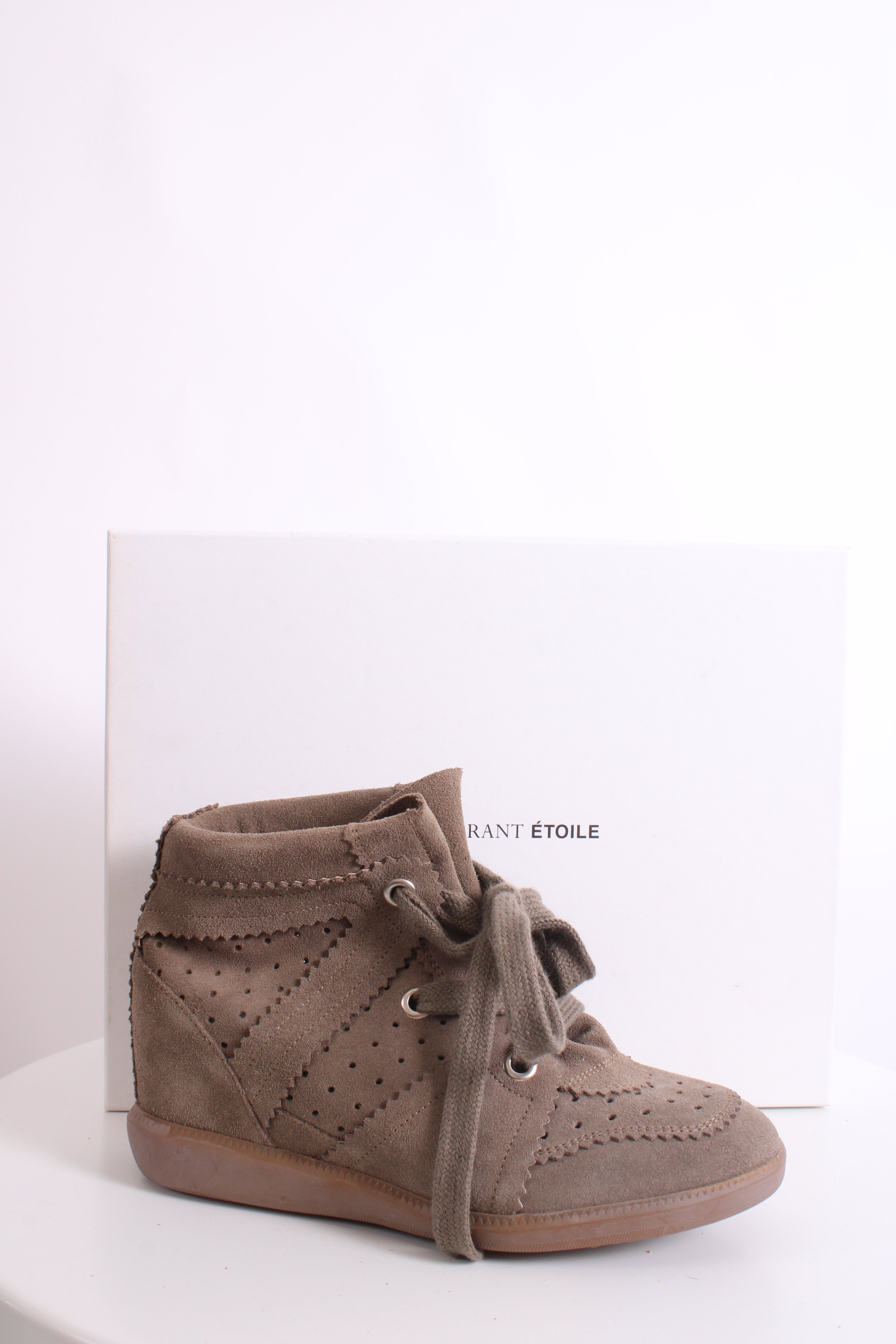 Isabel Marant Khaki Trainer Heel Khaki 37