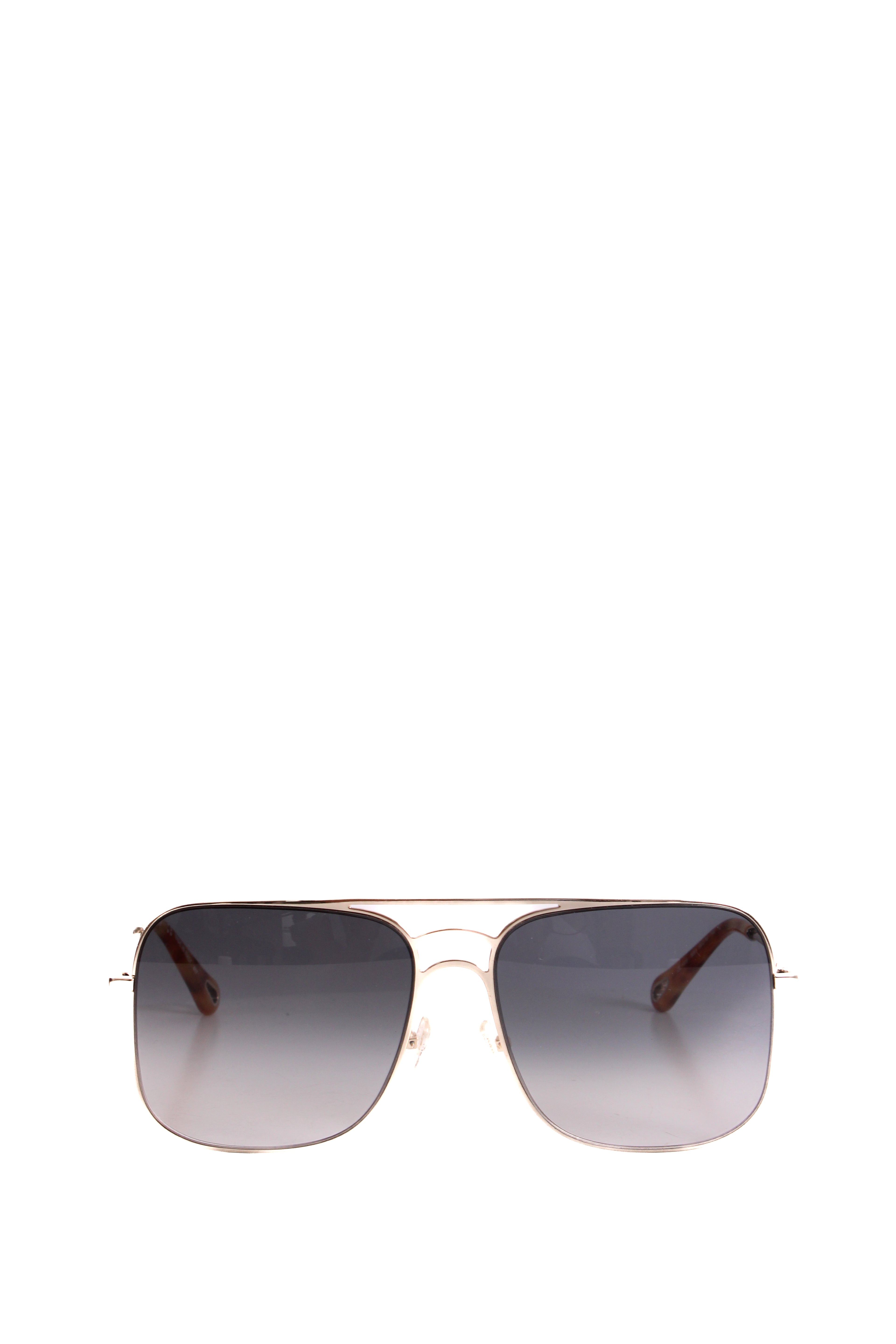 Chloe Blue Tint Sunglasses Silver