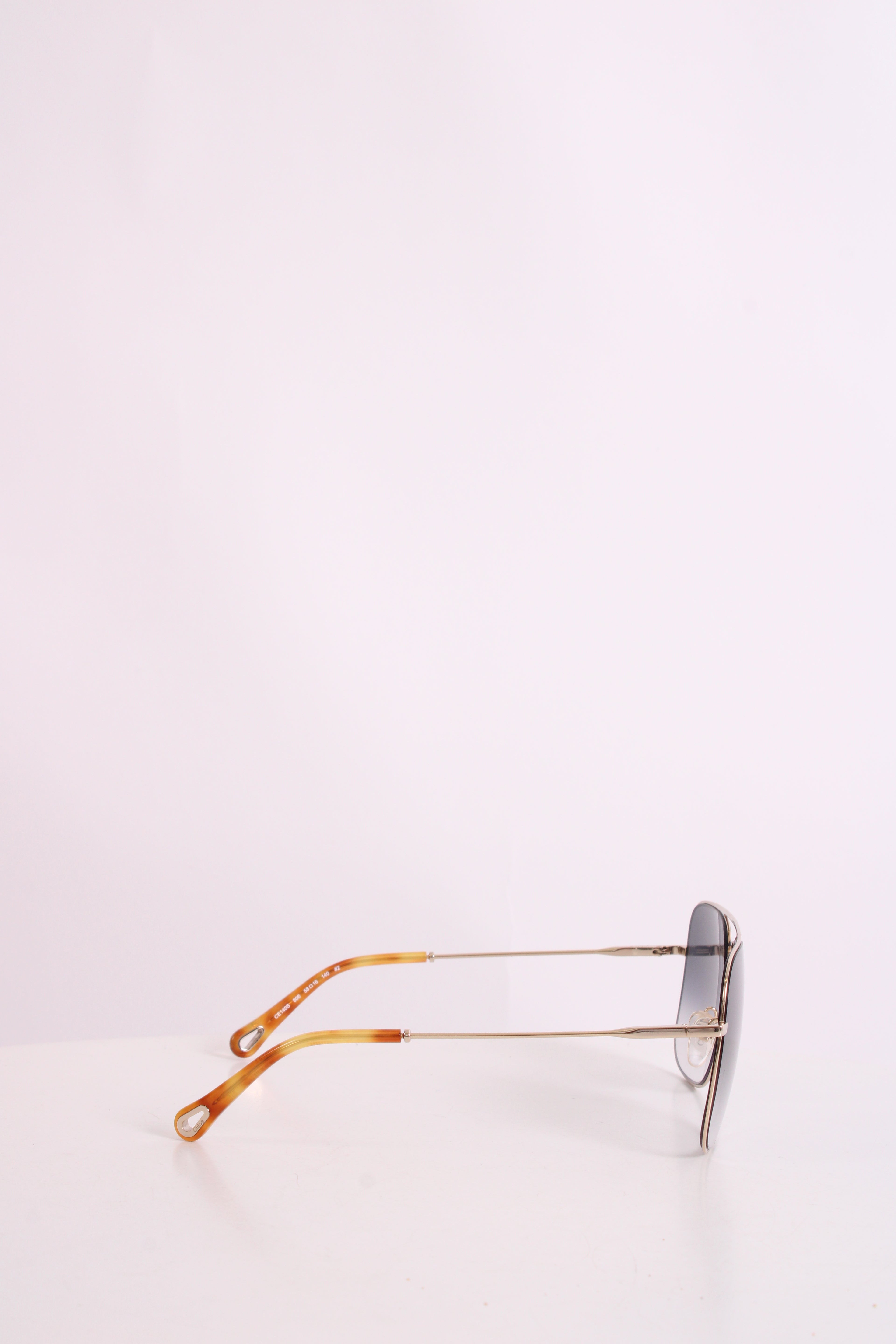 Chloe Blue Tint Sunglasses Silver