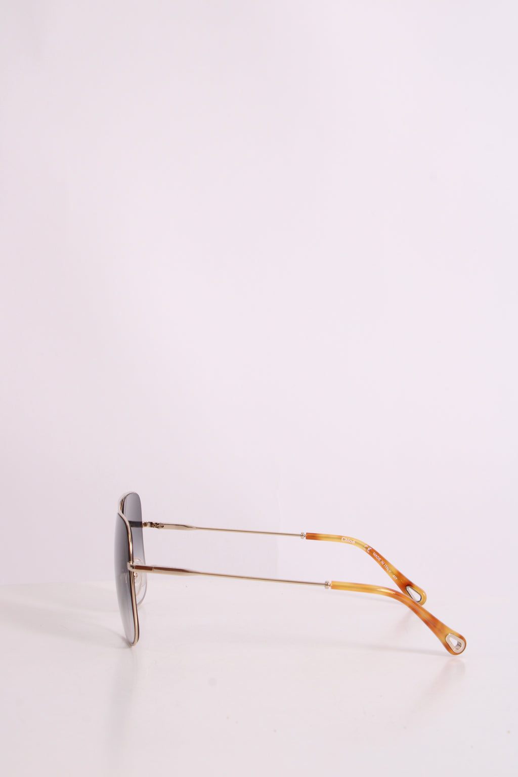 Chloe Blue Tint Sunglasses Silver