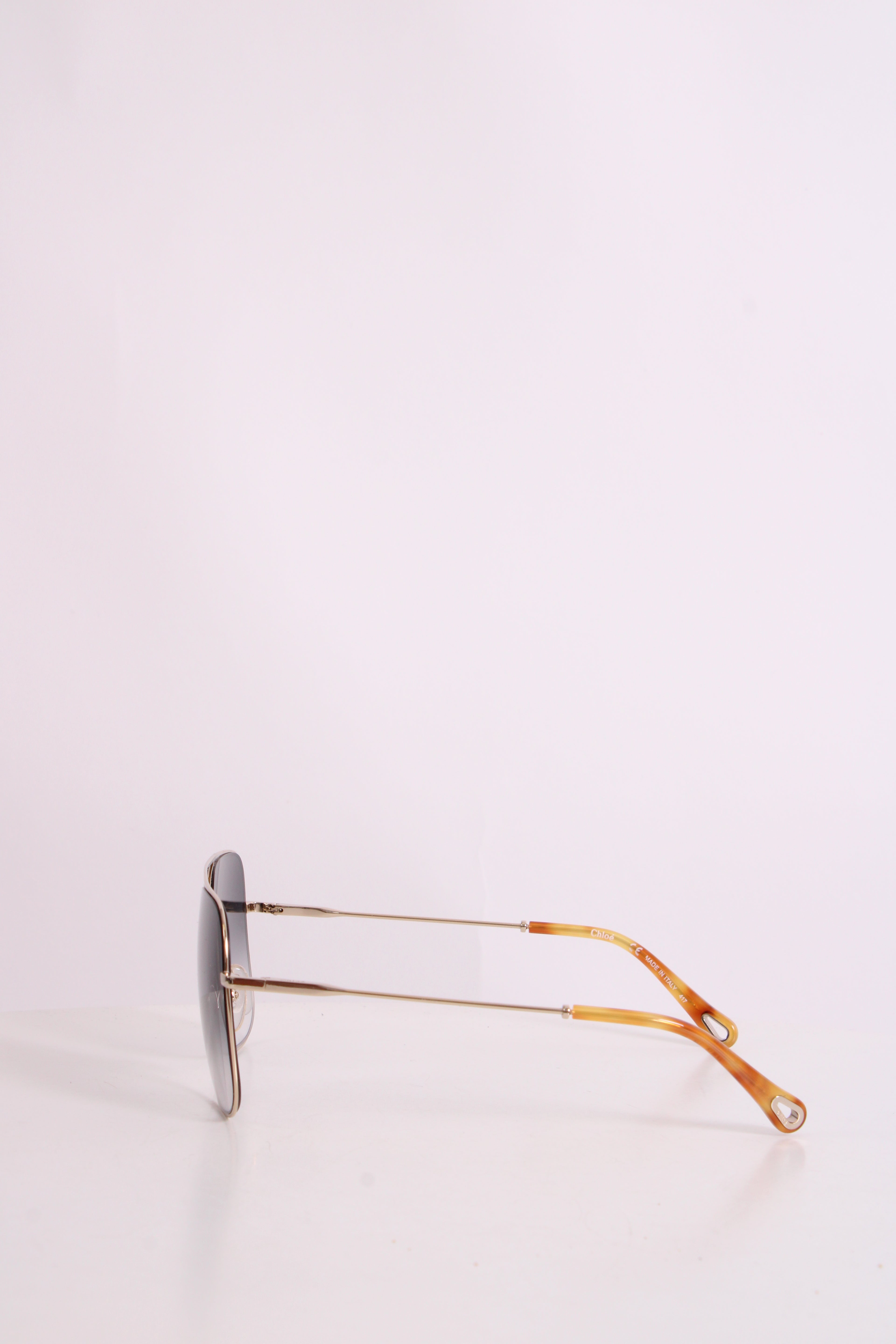 Chloe Blue Tint Sunglasses Silver