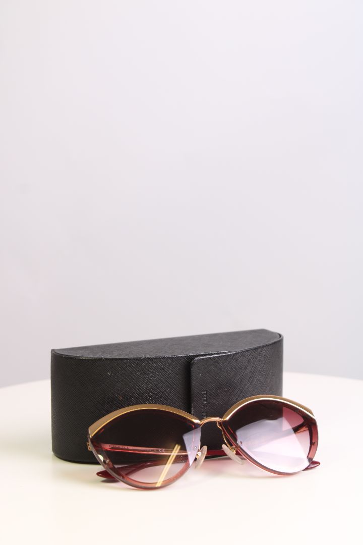 Prada Tint Sunglasses Pink/ Gold