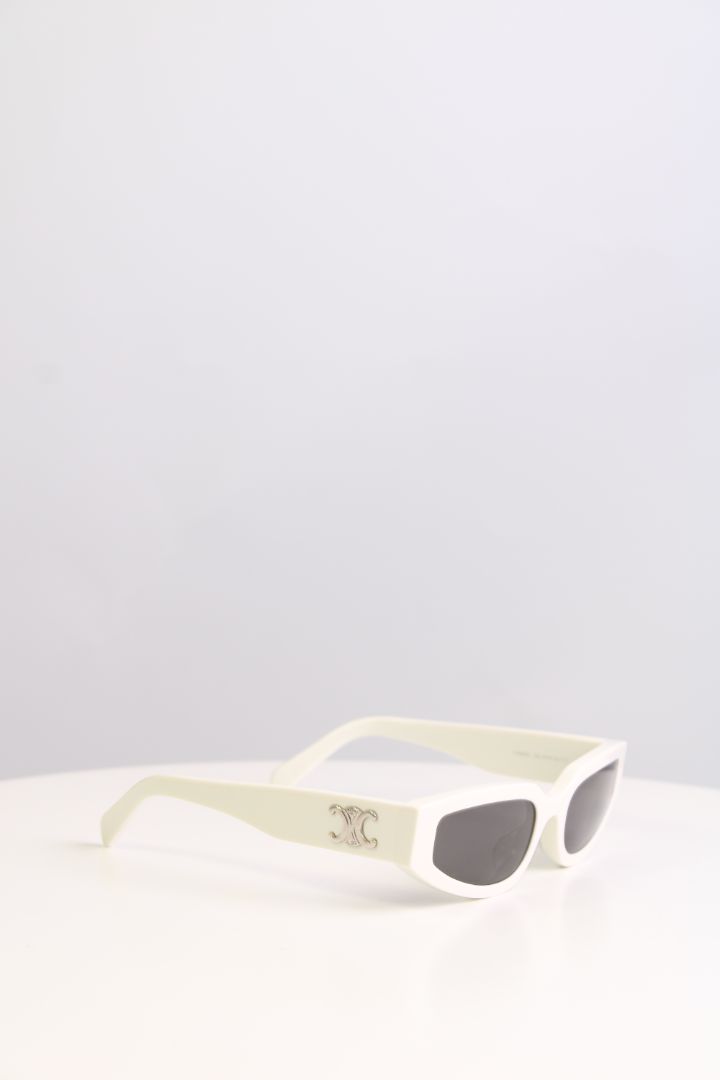 Celine Cat Eye Sunglasses White