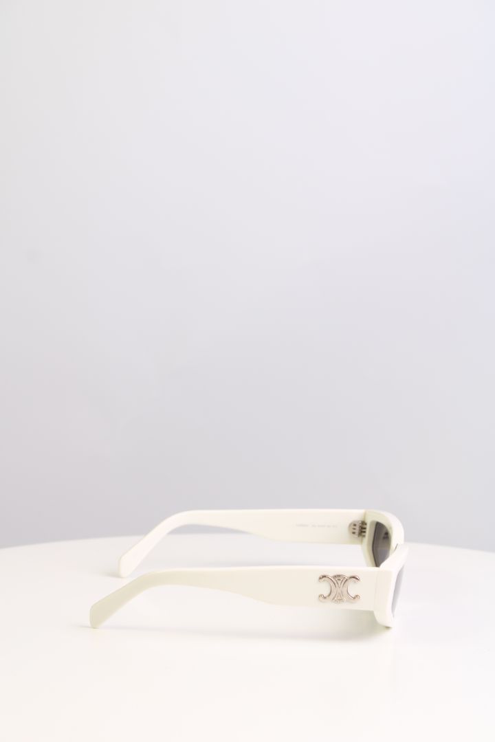Celine Cat Eye Sunglasses White
