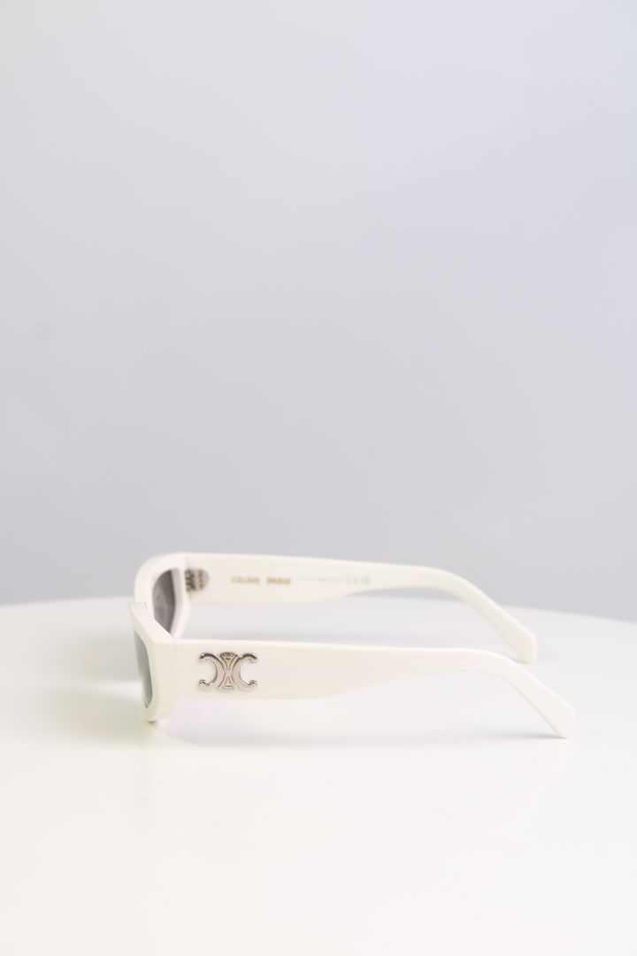 Celine Cat Eye Sunglasses White