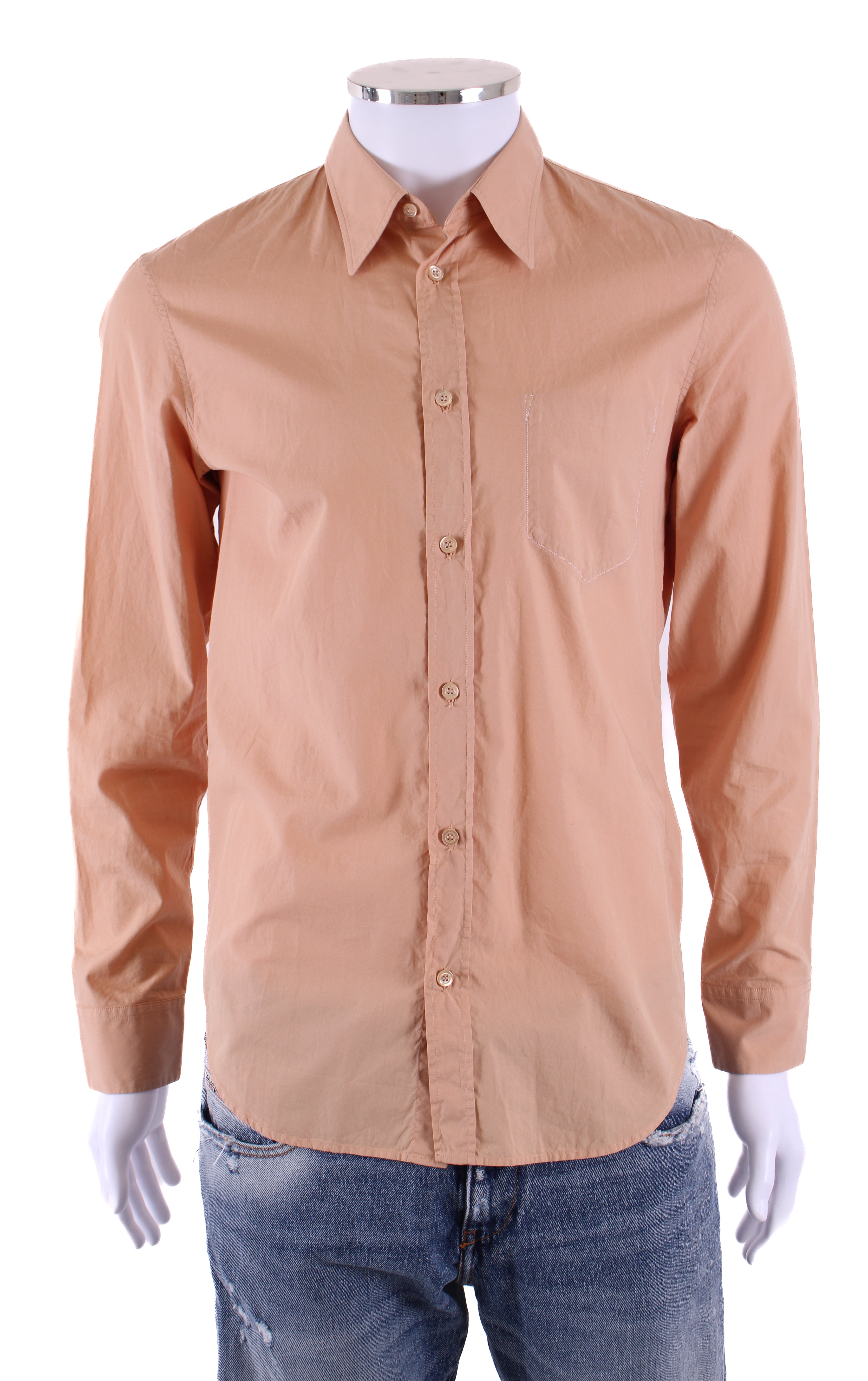 Maison Margiela L/S No Pocket Shirt Peach S