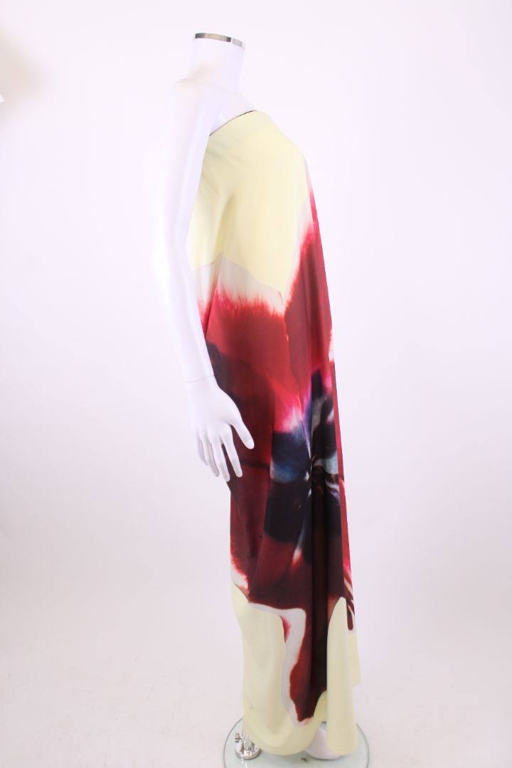 Rat & Boa Antheia Floral Strapless Dress Yellow/ Red XXS/ XS