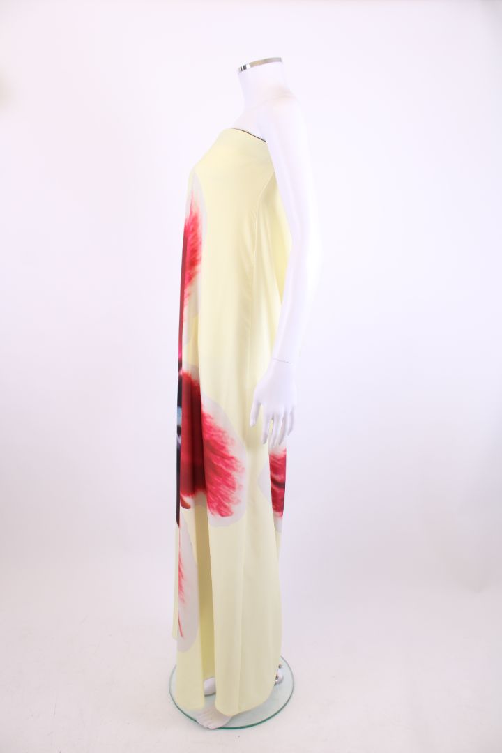 Rat & Boa Antheia Floral Strapless Dress Yellow/ Red XXS/ XS