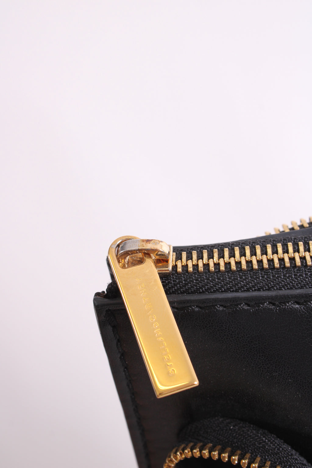 Stella MCcartney Zip Detail Clutch Black