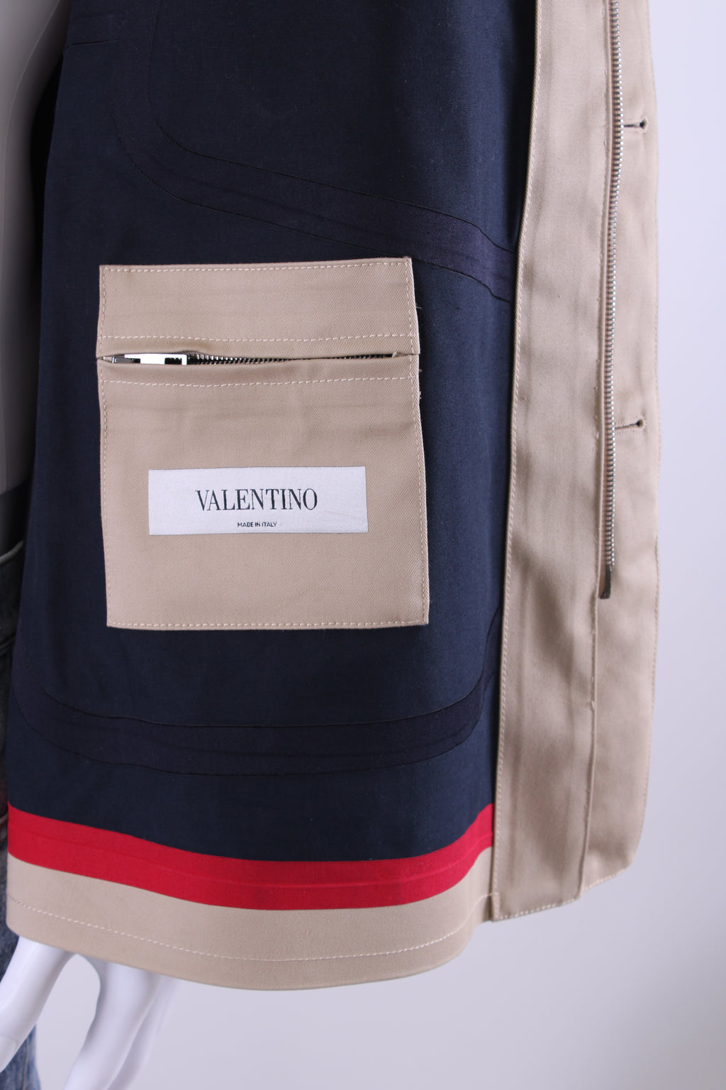 Valentino Rain Mac Jacket Beige 46