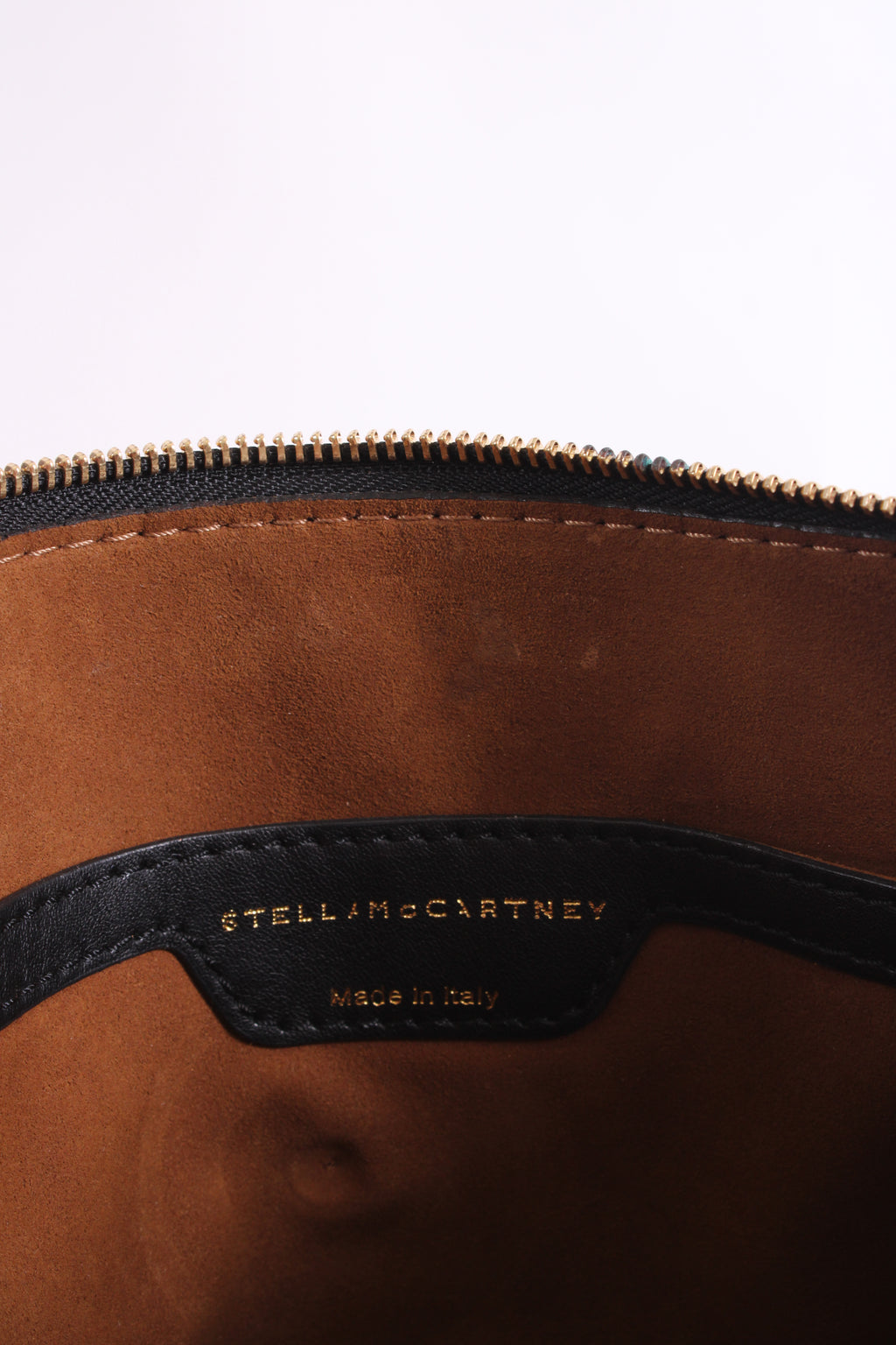 Stella MCcartney Zip Detail Clutch Black