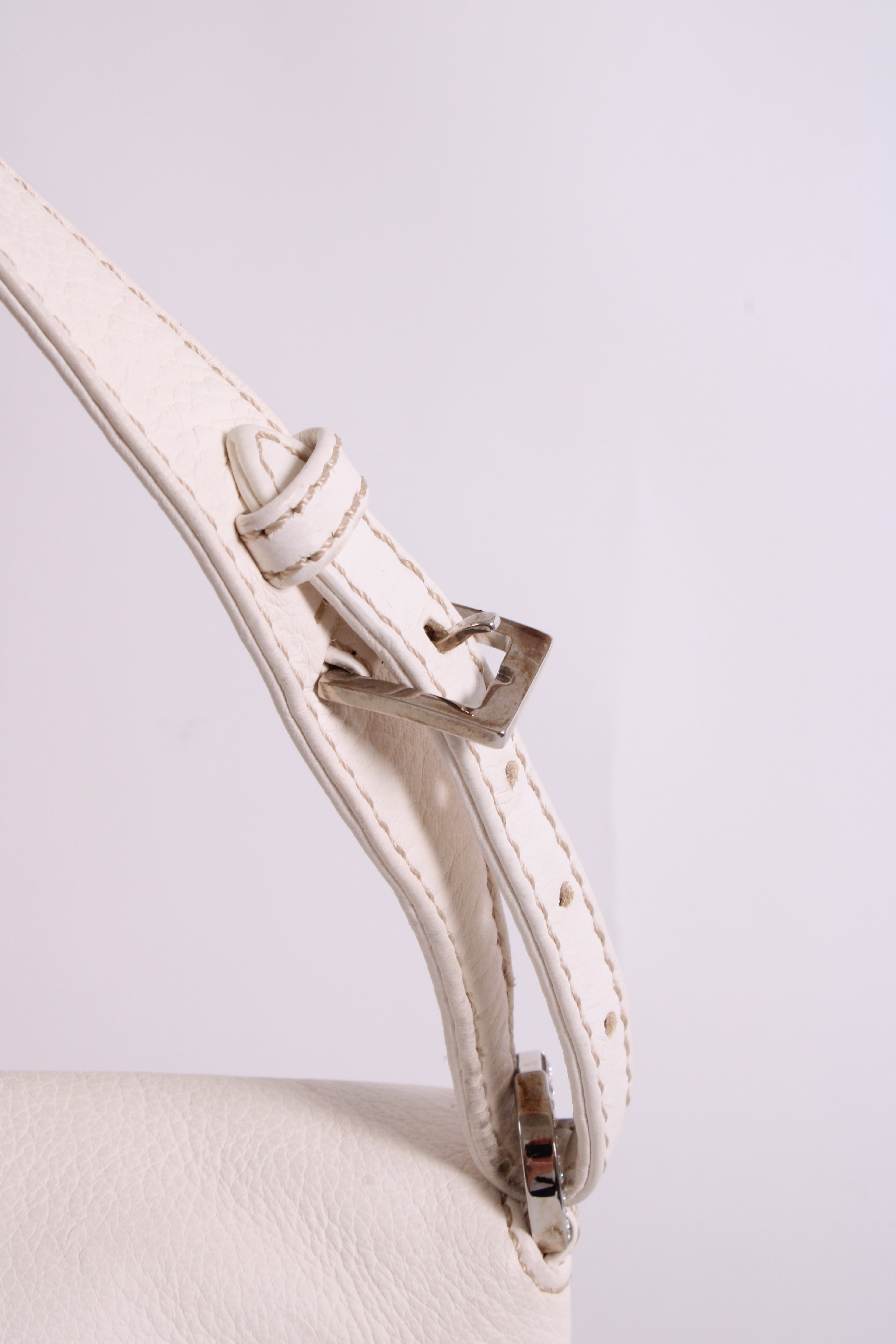 Valentino Butterfly Embellished Leather small bag Cream