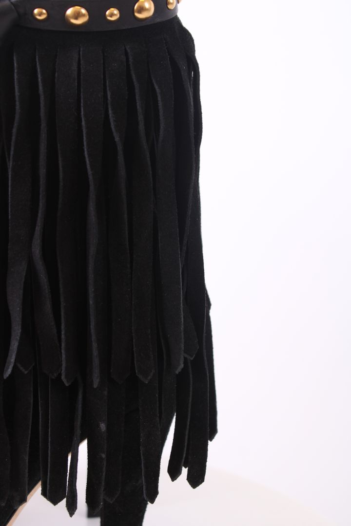 Gucci Fringe Ankle Boots Black 39