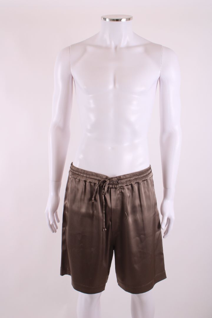 Nanushka L/S Satin Shirt/ Short Co-ord Bronze L/M