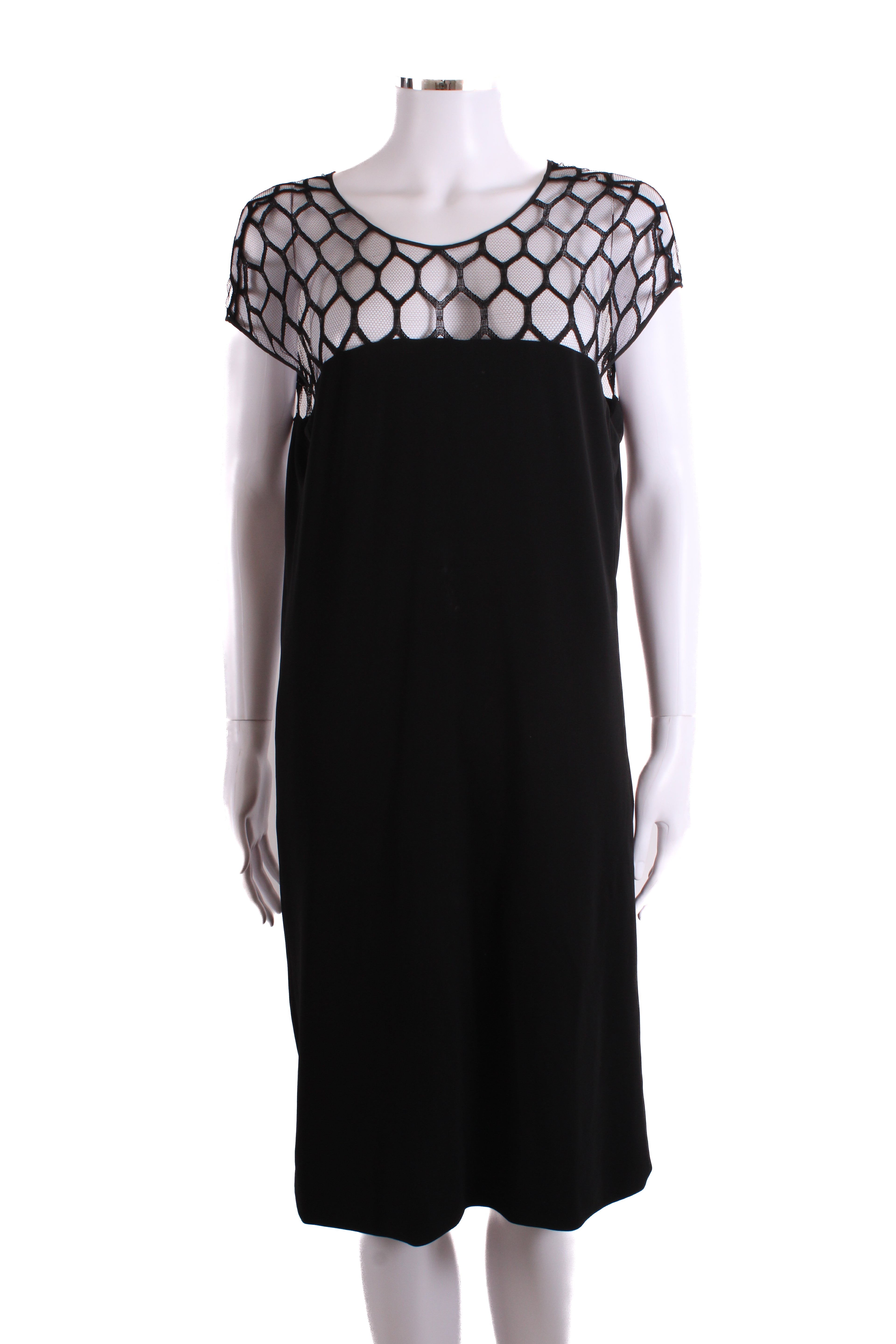 Gucci S/S Mesh Top Dress Black S