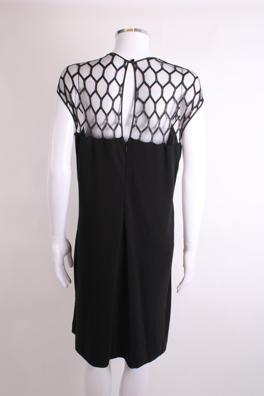 Gucci S/S Mesh Top Dress Black S