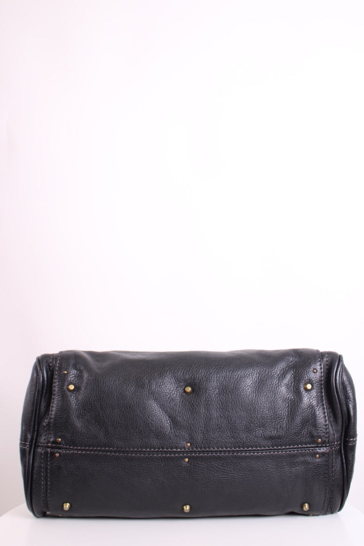 Chloe Paddington Leather Shoulder Bag Black