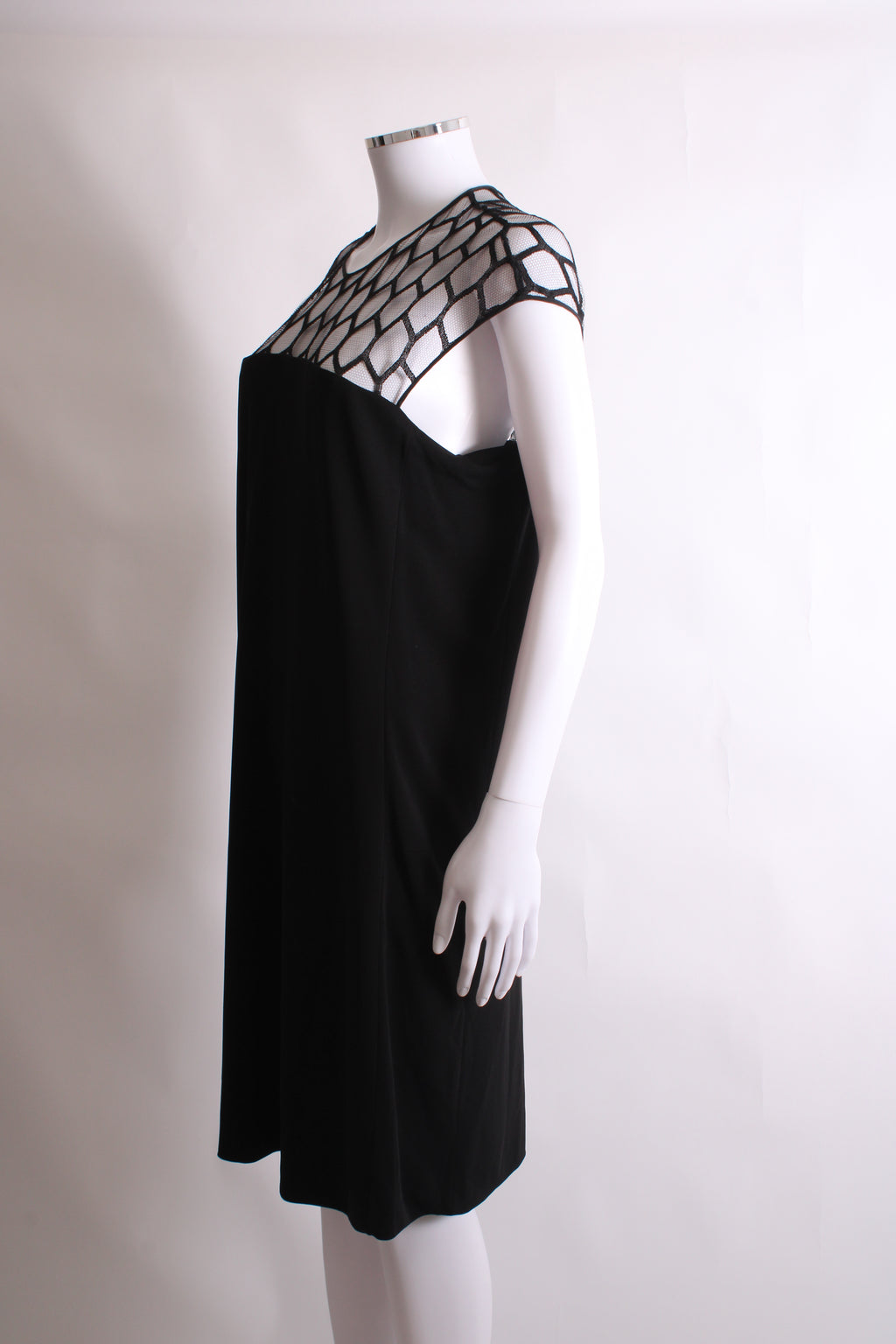 Gucci S/S Mesh Top Dress Black S