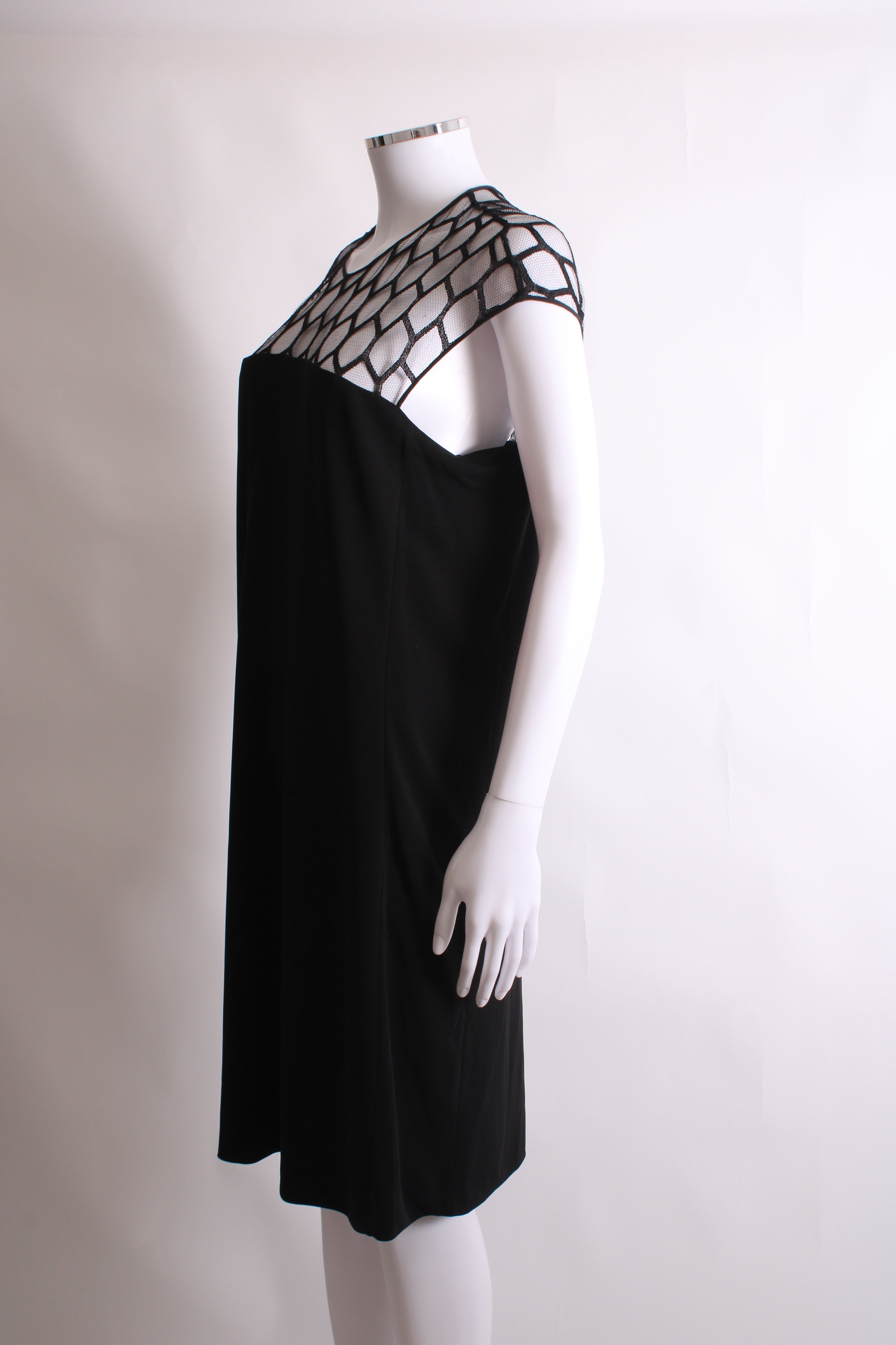 Gucci S/S Mesh Top Dress Black S