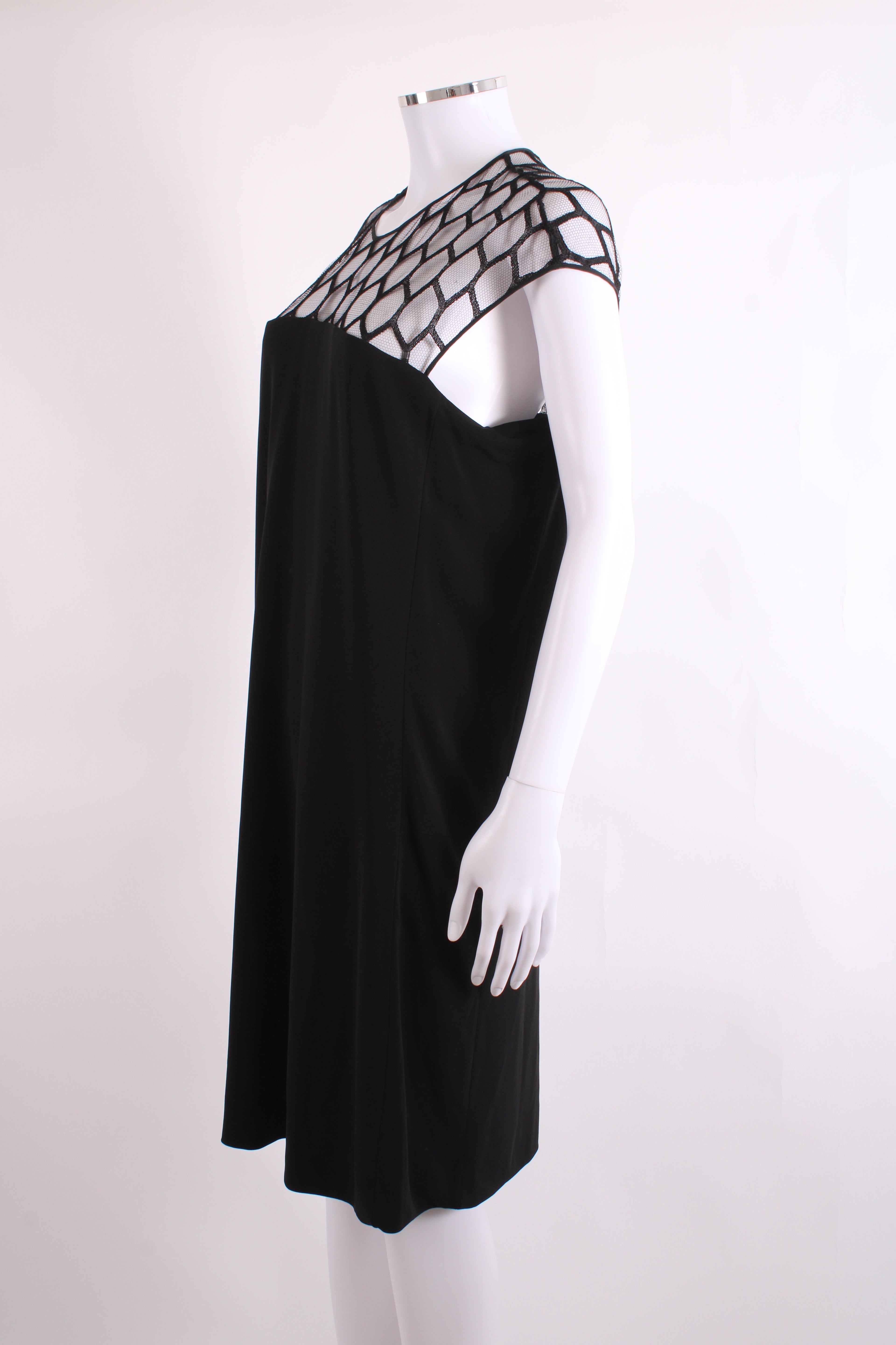 Gucci S/S Mesh Top Dress Black S
