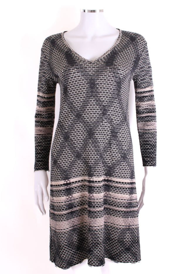 M Missoni Dress Nude/ Black 12