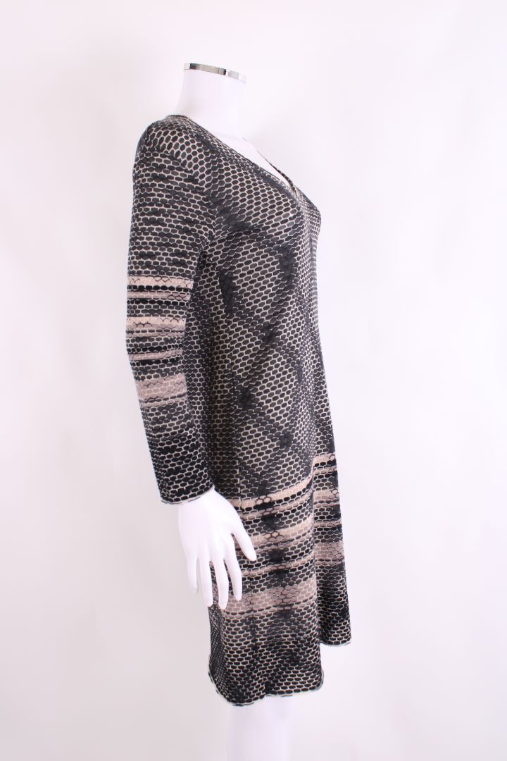 M Missoni Dress Nude/ Black 12