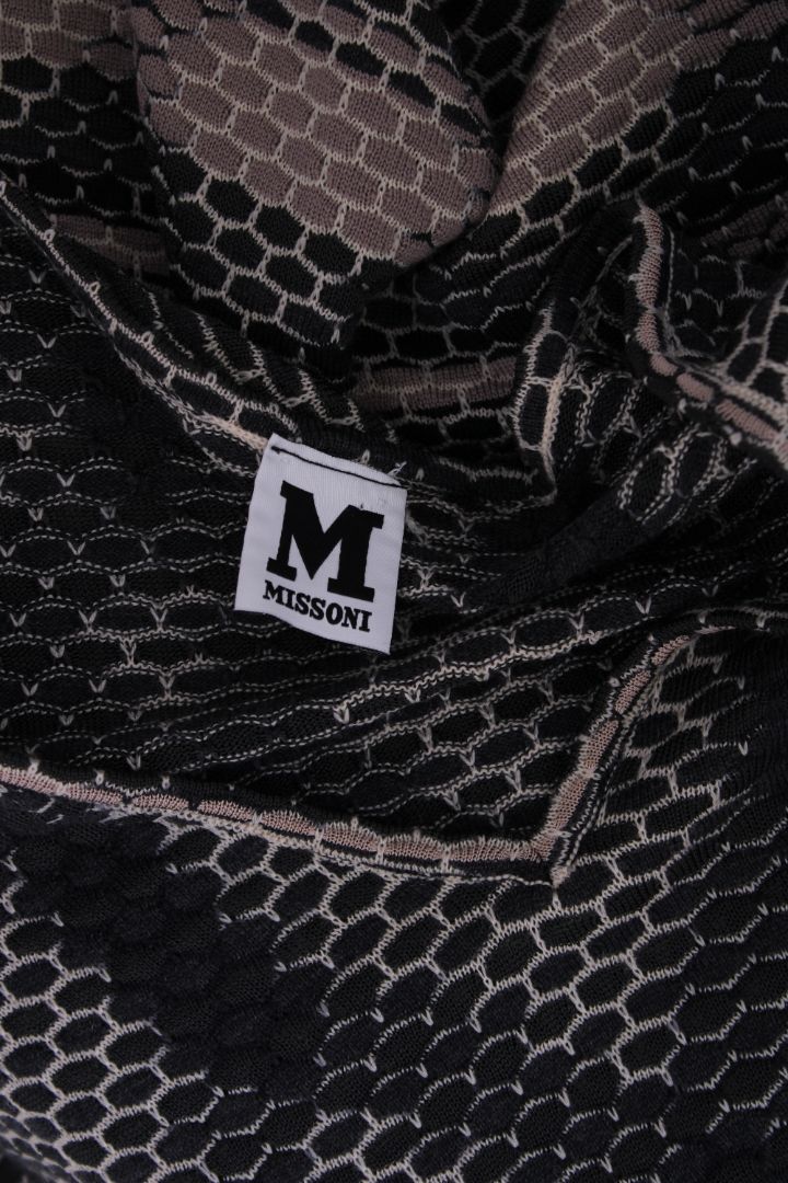 M Missoni Dress Nude/ Black 12