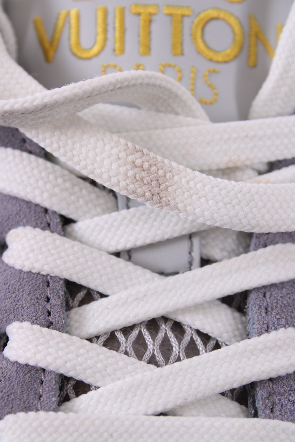Louis Vuitton Run Away Denim Trim Trainers Grey 6