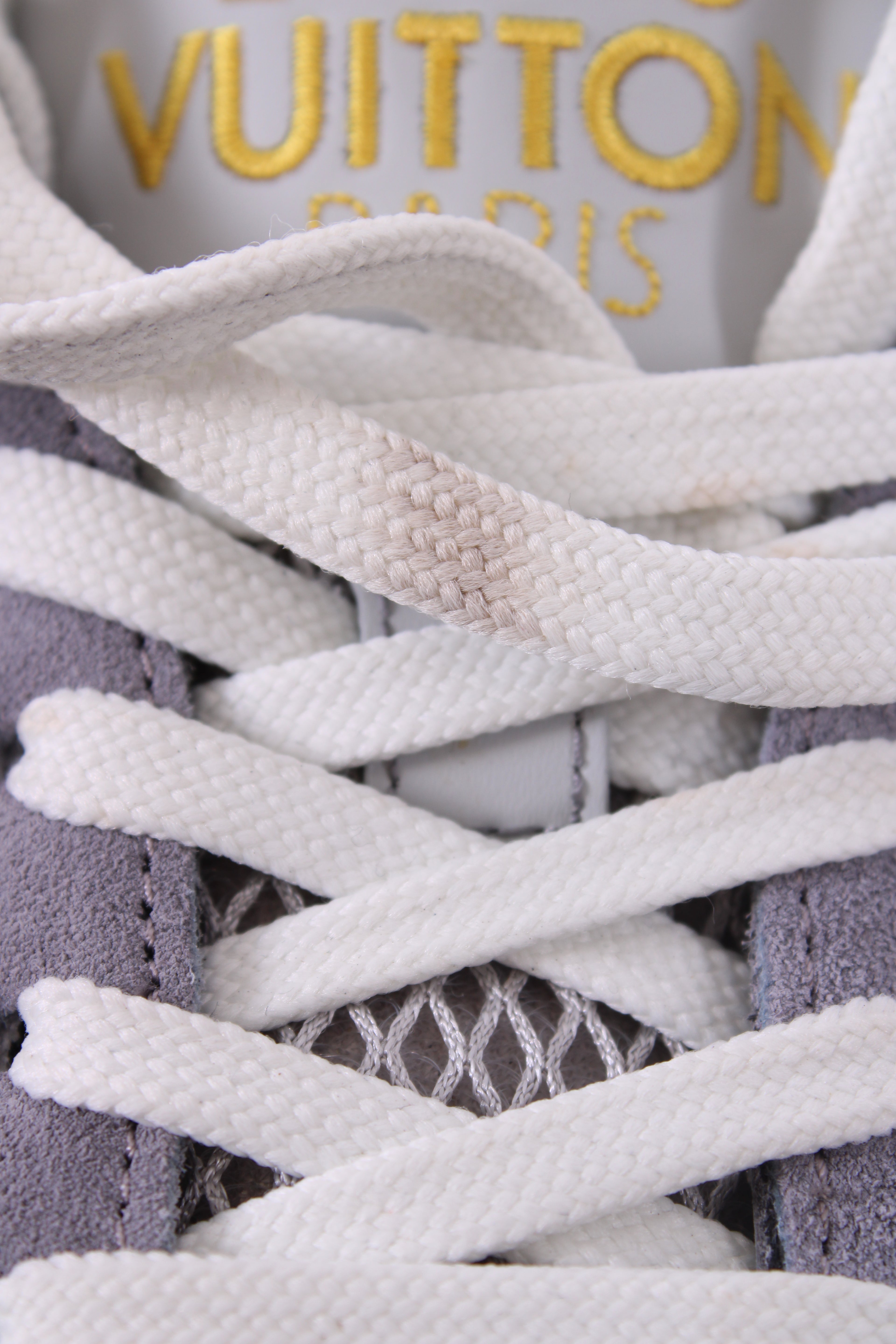Louis Vuitton Run Away Denim Trim Trainers Grey 6