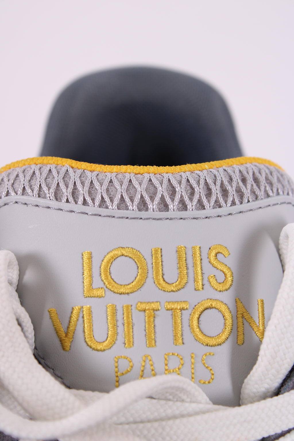 Louis Vuitton Run Away Denim Trim Trainers Grey 6