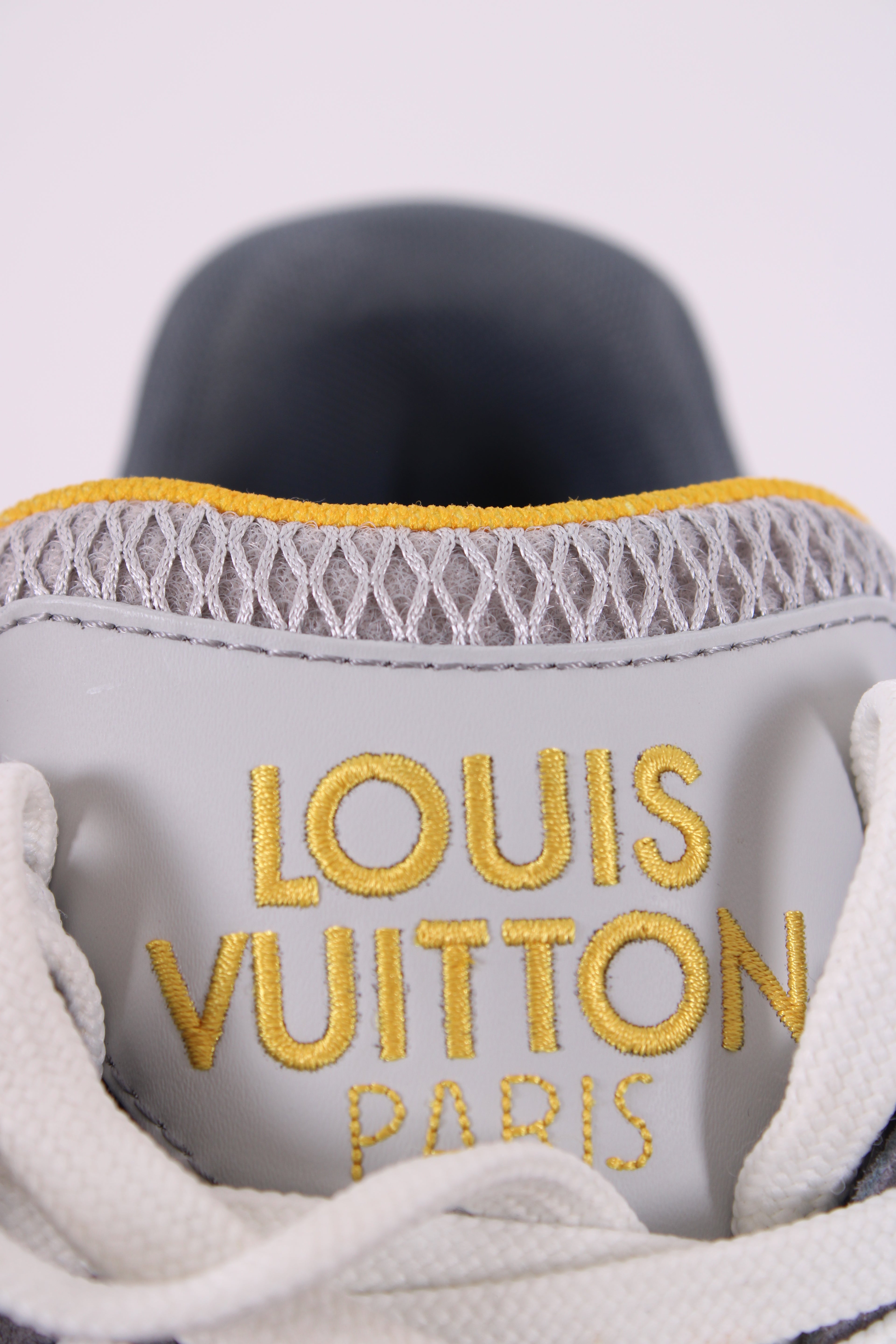 Louis Vuitton Run Away Denim Trim Trainers Grey 6