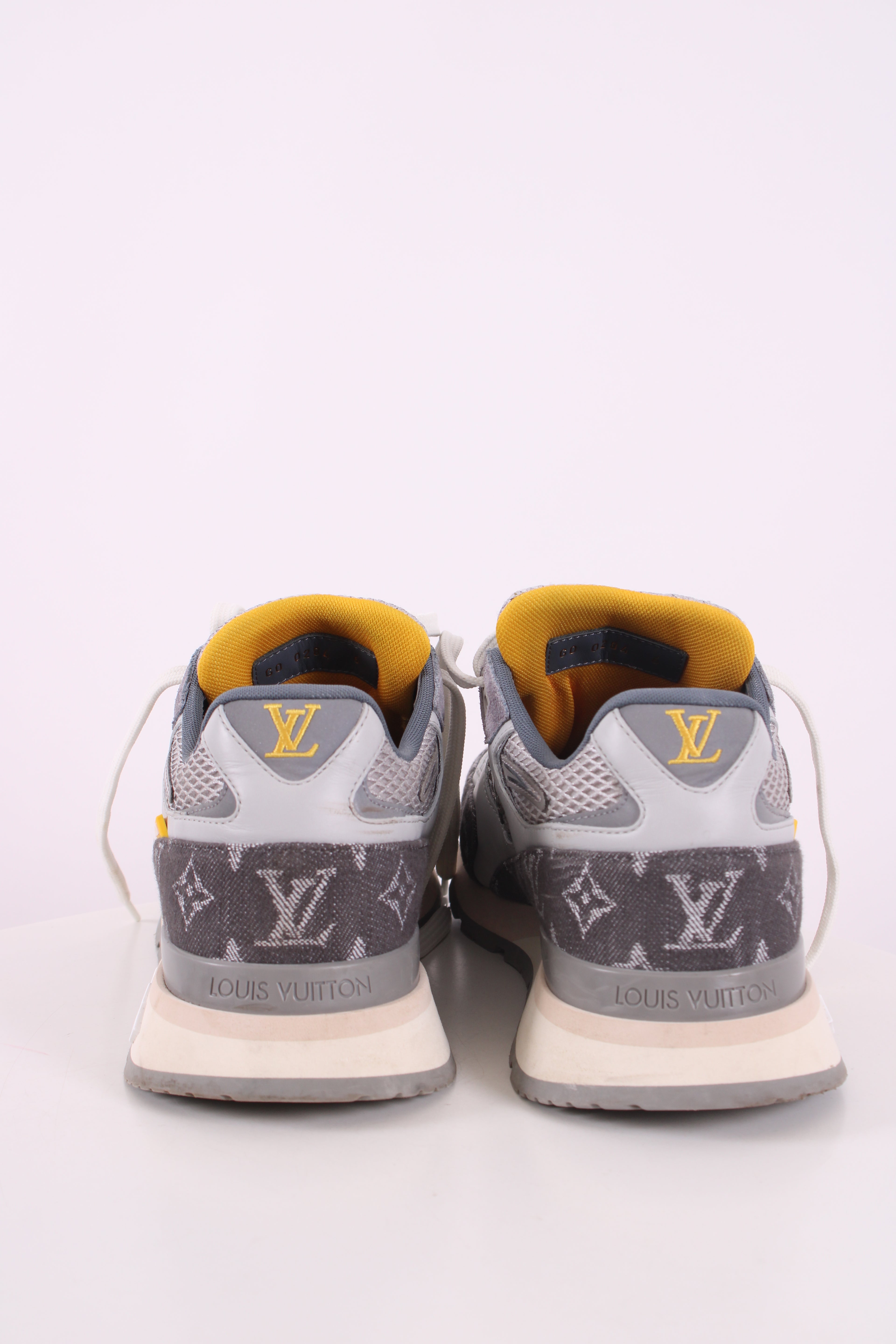 Louis Vuitton Run Away Denim Trim Trainers Grey 6