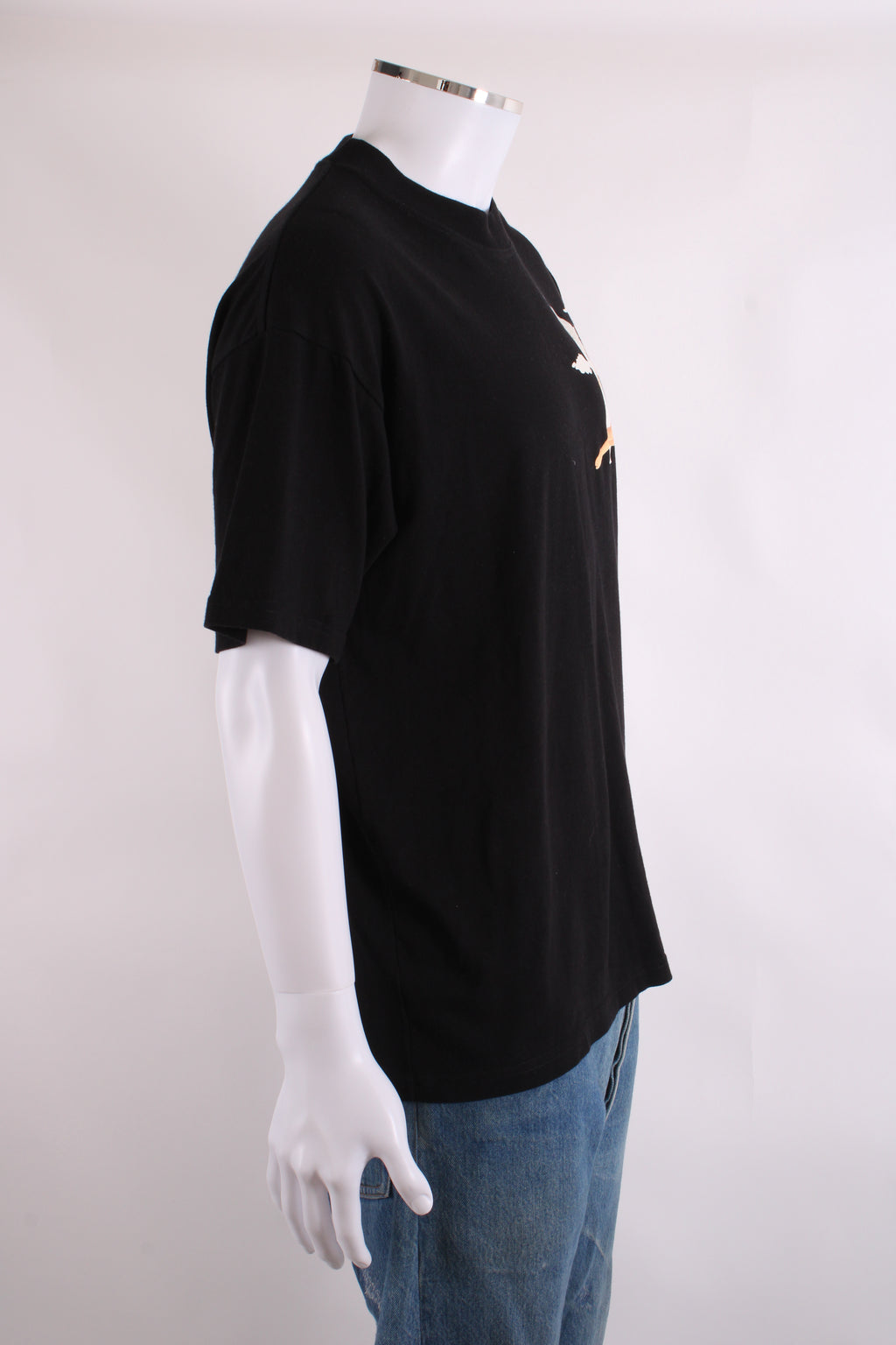 Represent Print Back T-shirt Black S