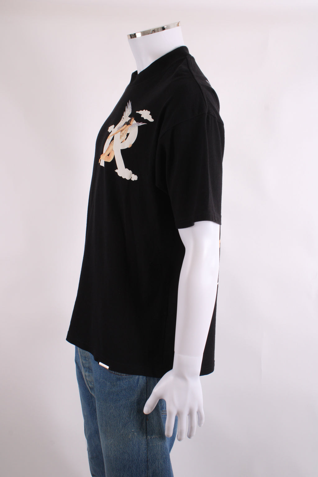 Represent Print Back T-shirt Black S