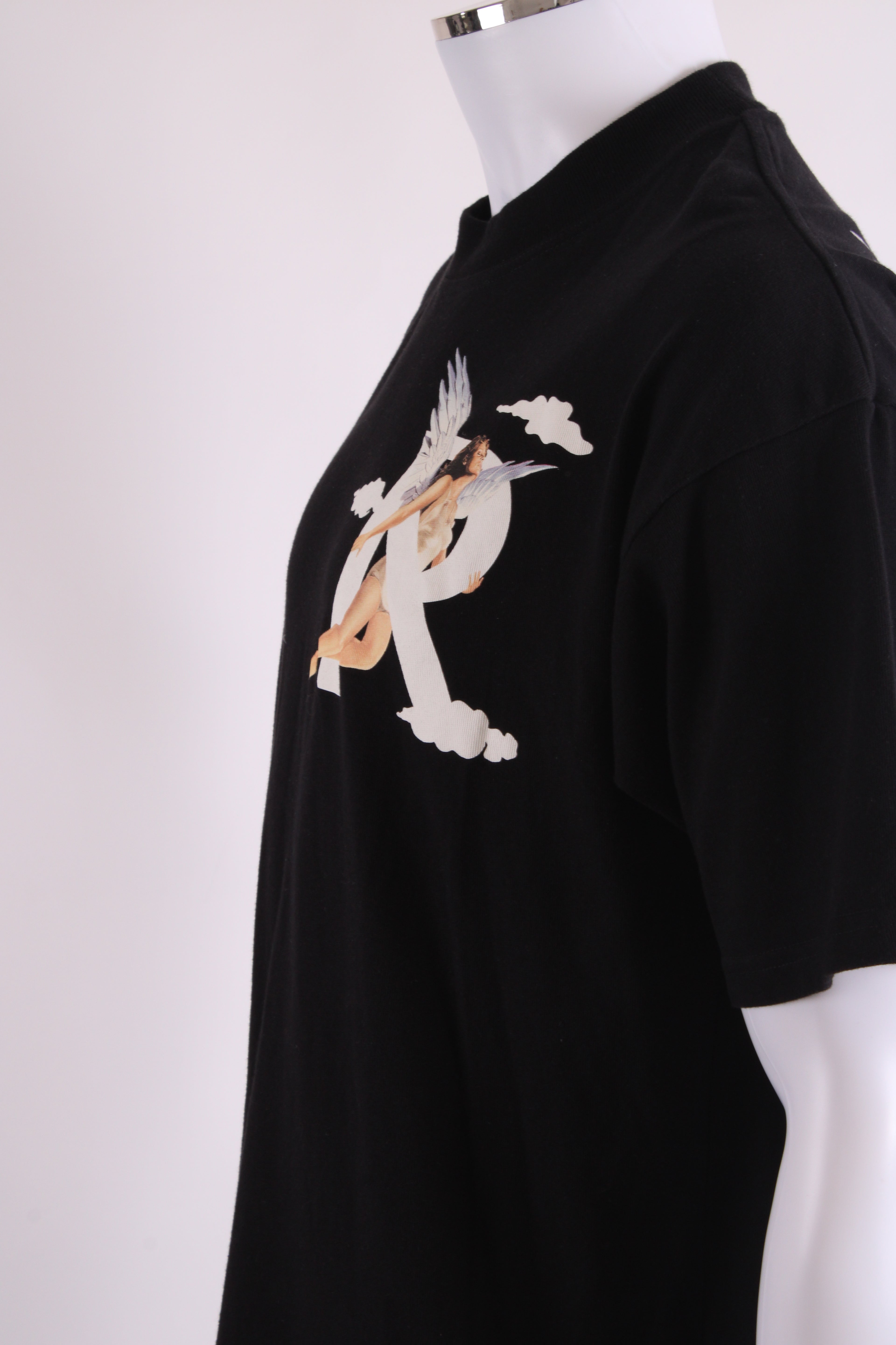 Represent Print Back T-shirt Black S