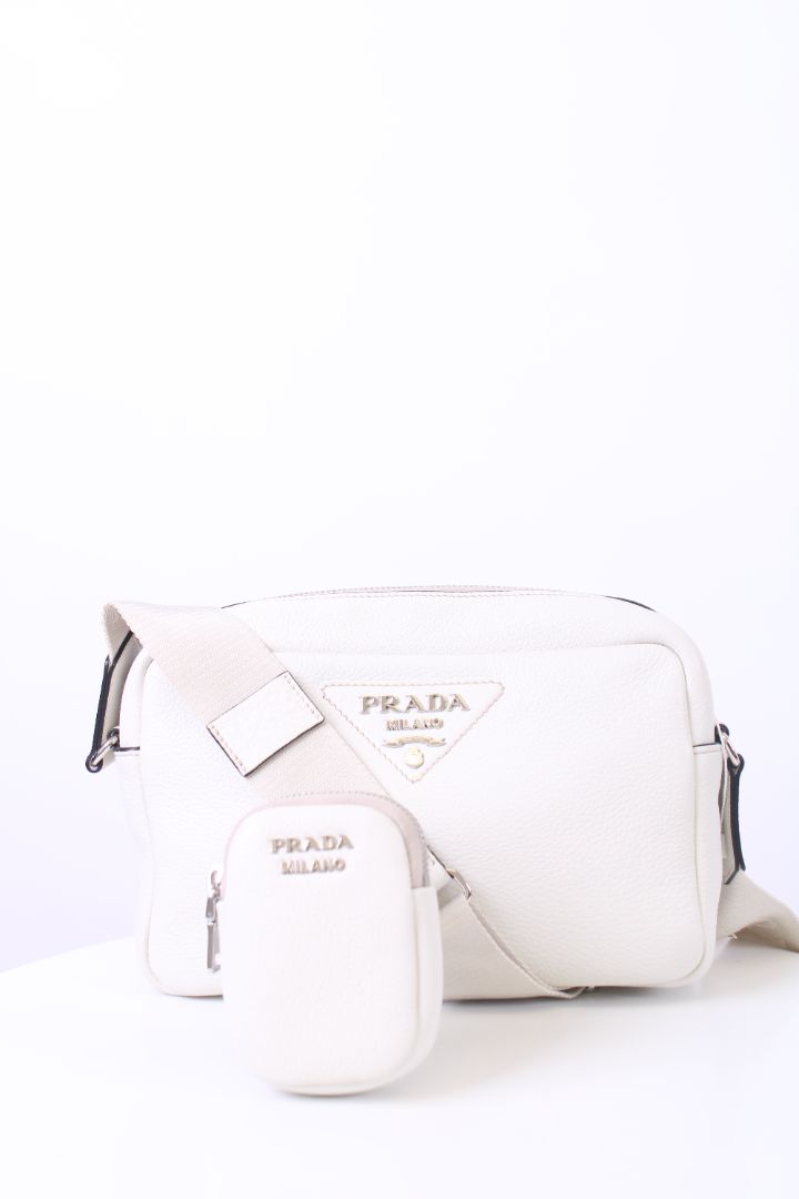 Prada Camera Crossbody Cream