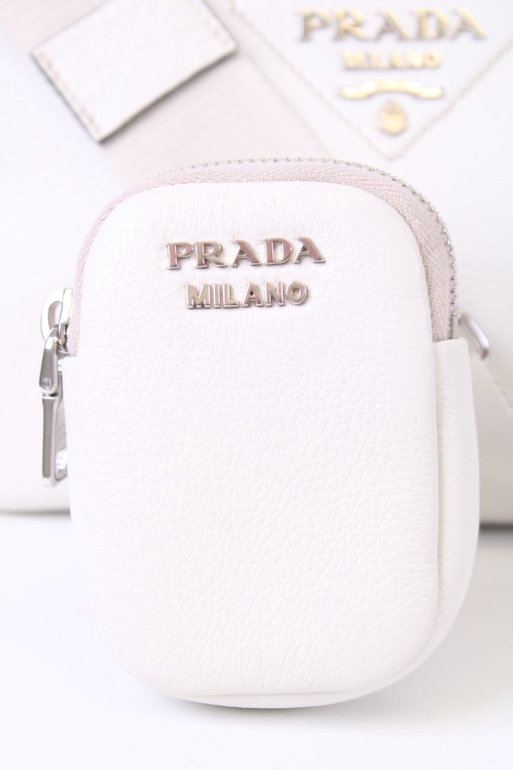 Prada Camera Crossbody Cream