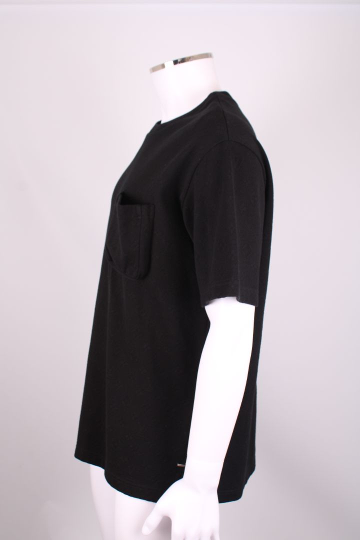 Louis Vuitton Monogram pocket T shirt Black XL