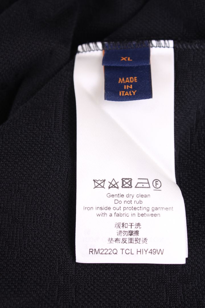 Louis Vuitton Monogram pocket T shirt Black XL